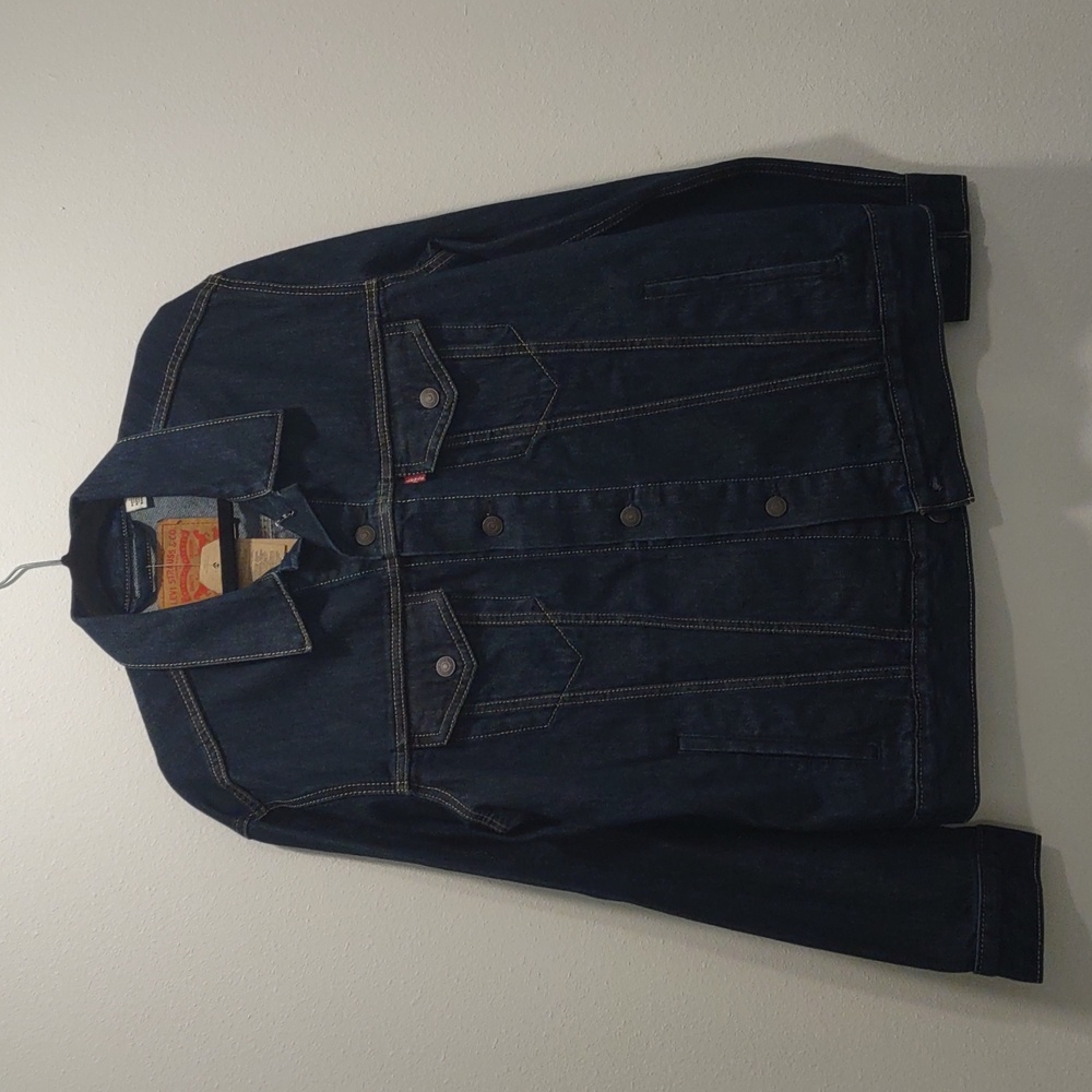 NWT Levi's Men's Dark Wash Denim Jacket